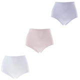 Rhonda Shear 3-pack Pin Up Brief with Lace Trim Pastels