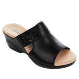 "AS IS" Collection by Clarks Lynette Trudie Leather Wedge Sandal 