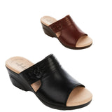 "AS IS" Collection by Clarks Lynette Trudie Leather Wedge Sandal
