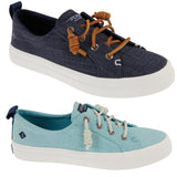 Sperry Crest Vibe Washed Linen Laced Sneaker