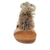 "AS IS" Minnetonka Desi Fringe Wedge Sandal - 9M