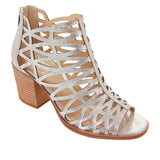 "AS IS" Vince Camuto Kevston Leather Block-Heel Sandal