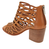 "AS IS" Vince Camuto Kevston Leather Block-Heel Sandal