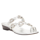 "AS IS" Vince Camuto Isley Leather Demi-Wedge Sandal