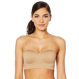 "AS IS" Nearly Nude Seamless Bra with Optional Straps