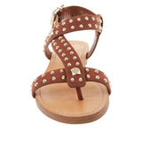 Vince Camuto Ravensa Leather Studded Thong Sandal