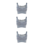Rhonda Shear 3-pack Ahh Bra with Lace Inset and Removable Pads 