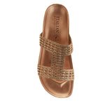 "AS IS" Italian Shoemakers Zonia Studded H-Band Sandal - 5.5M
