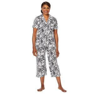HUE 2-piece Capri Pant Sleepwear Set Top ONLY-1X