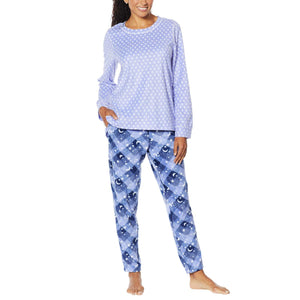 Soft & Cozy Sueded Fleece Pajama TOP ONLY-Large-Wa