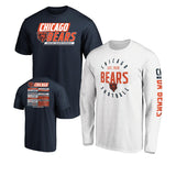 Officially Licensed NFL 3in1 T-Shirt Combo by Fanatics-Chicago Bears