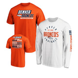 Officially Licensed NFL 3in1 T-Shirt Combo by Fanatics-Denver Broncos
