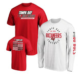 Officially Licensed NFL 3in1 T-Shirt Combo by Fanatics-Tampa Bay Buccaneers