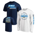 Officially Licensed NFL 3in1 T-Shirt Combo by Fanatics-Los Angeles Chargers