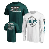 Officially Licensed NFL 3in1 T-Shirt Combo by Fanatics-Philadelphia Eagles
