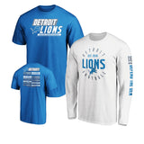 Officially Licensed NFL 3in1 T-Shirt Combo by Fanatics-Detroit Lions
