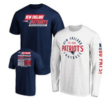 Officially Licensed NFL 3in1 T-Shirt Combo by Fanatics-New England Patriots