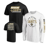 Officially Licensed NFL 3in1 T-Shirt Combo by Fanatics-New Orleans Saints