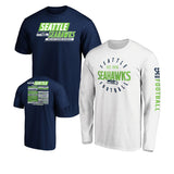 Officially Licensed NFL 3in1 T-Shirt Combo by Fanatics-Seattle Seahawks