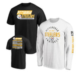 Officially Licensed NFL 3in1 T-Shirt Combo by Fanatics-Pittsburgh Steelers