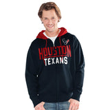 Officially Licensed NFL Hail Mary FullZip Hoodie by Glll-Houston Houston Texans