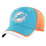 Officially Licensed NFL Crashline Contender Cap by '47 Brand  -Miami Dolphins