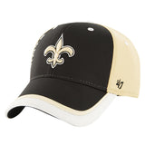 Officially Licensed NFL Crashline Contender Cap by '47 Brand  -New Orleans Saints