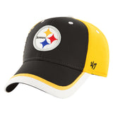 Officially Licensed NFL Crashline Contender Cap by '47 Brand  -Pittsburgh Steelers