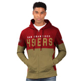 Officially Licensed NFL Men's Prime Time Hoodie by Glll-San Francisco  49ERS