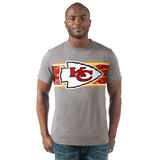 Officially Licensed NFL Men's Big Time Short Sleeve Tee by Glll -Kansas City Chiefs