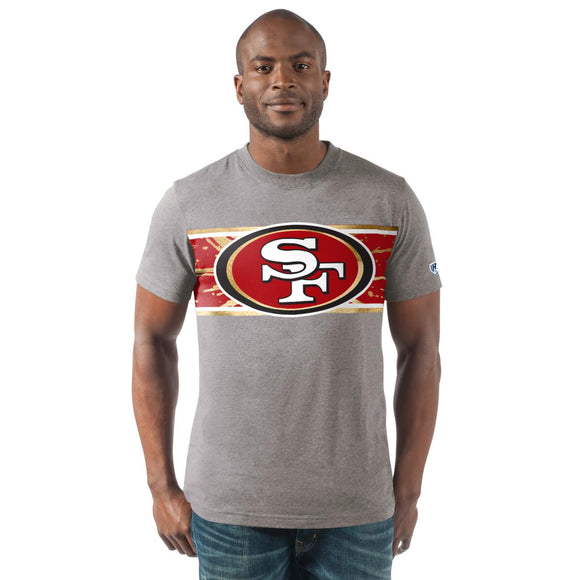 Officially Licensed NFL Men's Big Time Short Sleeve Tee by Glll -San Francisco  49ERS