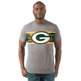 Officially Licensed NFL Men's Big Time Short Sleeve Tee by Glll -Green Bay Packers