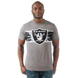 Officially Licensed NFL Men's Big Time Short Sleeve Tee by Glll -Oakland Raiders