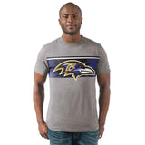 Officially Licensed NFL Men's Big Time Short Sleeve Tee by Glll -Baltimore Ravens