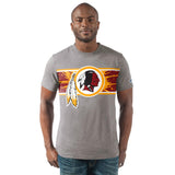 Officially Licensed NFL Men's Big Time Short Sleeve Tee by Glll -Washington Redskins
