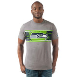 Officially Licensed NFL Men's Big Time Short Sleeve Tee by Glll -Seattle Seahawks