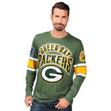 Officially Licensed NFL Power Move LongSleeve Graphic Tee by Glll-Green Bay Packers