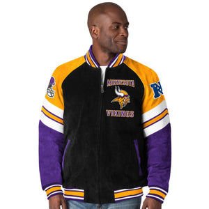 "AS IS" Officially Licensed NFL Men's Suede Jacket