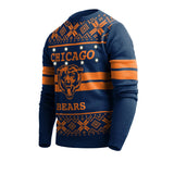 Officially Licensed NFL LightUp Sweater by Team Beans -Chicago Bears