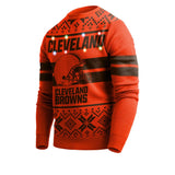Officially Licensed NFL LightUp Sweater by Team Beans -Cleveland Browns