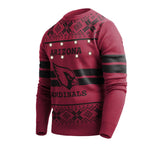 "AS IS" Officially Licensed NFL LightUp Sweater by Team Beans -Arizona Cardinals