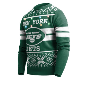 Officially Licensed NFL LightUp Sweater by Team Beans -San Francisco  49ERS