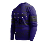 Officially Licensed NFL LightUp Sweater by Team Beans -Baltimore Ravens