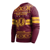 Officially Licensed NFL LightUp Sweater by Team Beans -Washington Redskins
