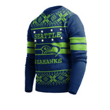 Officially Licensed NFL LightUp Sweater by Team Beans -Seattle Seahawks