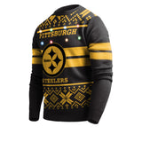 Officially Licensed NFL LightUp Sweater by Team Beans -Pittsburgh Steelers
