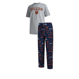 Officially Licensed NFL Men's Fairway Pajama Set by Concepts Sports -Chicago Bears