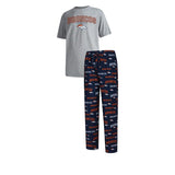 Officially Licensed NFL Men's Fairway Pajama Set by Concepts Sports -Denver Broncos