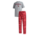 Officially Licensed NFL Men's Fairway Pajama Set by Concepts Sports -Arizona Cardinals