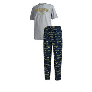 Officially Licensed NFL Men's Fairway Pajama Set by Concepts Sports -San Francisco  49ERS
